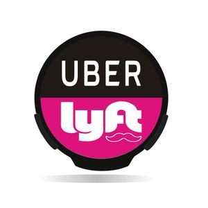 UBER LYFT LED Sign Light Car Window Powered Badges On Off Switch Reproduction for Taxi Driver239j