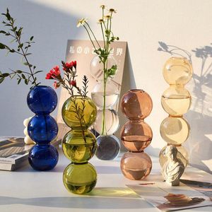 Dekorativa föremål figurer glas vas heminredning liten vas rum dekor blommor vaser hem dekoration tillbehör bröllop dekoration hydroponic växt kruka 230725