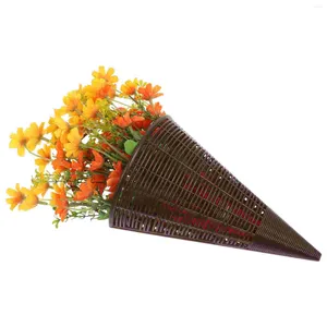 Dekorative Blumen, Sommerkränze, Haustür, Topf, Bauernhaus-Dekoration, künstliche Blumen, Hängekorb aus Kunststoff