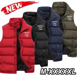 Herrenanzüge, Blazer, modische Herren-Jacke, individuell, Ihre Freizeitjacke, modische warme Daunenweste, schmale Passform, ärmellos, verdickter Stehkragen, Weste, Jacke 230725