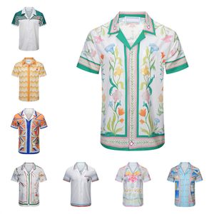 Men's Casual Shirts Designer Shirt Men Button Up Shirts print bowling shirt Hawaii Casual Shirts Short Sleeve