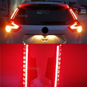 1Pair For Nissan Xtrail X-trail X trail Rogue 2014 - 2020 LED DRL Rear Bumper tail light fog lamp Brake Lights Signal lamp202m