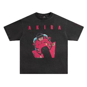 Męskie koszulki Harajuku streetwear umyte T-shirt japońskie anime dziewczyna graficzna koszulki z krótkim rękawem 230725