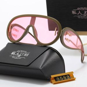 wholesale sunglasses For Women and Men Connected frame sunglasses Flower shaped logo UV 400 Protection Double Beam Frame Outdoor Brand Design Cyclone Sunglasses