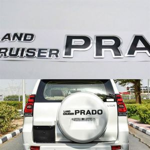 Toyota 2018-2020 için Land Cruiser Prado Tail Amblem Araba 3D Rozet Sticker Arka Bagaj Mektup Logosu Karasal327L