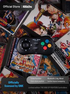 Controladores de jogos Joysticks 8BitDo - Controlador de jogos sem fio NEOGEO para Windows 10 11 Android e NEOGEO mini 230726