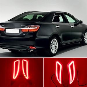 2sts LED -bakre reflektor dimma lampa Turn signalbromsljus för Toyota Camry 2015 2016 Fielder 2015 2016 2017 2018303o