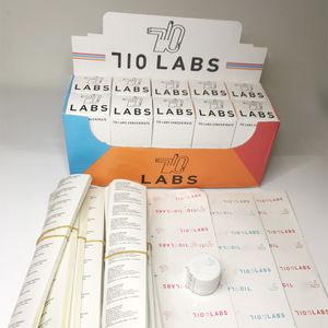 Empty 710labs Concentrate Multi Strains 5ml glass Jars Packaging Child Proof Lids 710 Labs Full Spectrum Live Rosin Biesel 1g