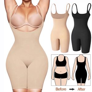 Shapers da donna Slim Body Shaper Senza cuciture Body da donna Dimagrante Vita Trainer Shapewear Butt Lifter Chest Enhancing Full Slip Strappy-Backed 230726