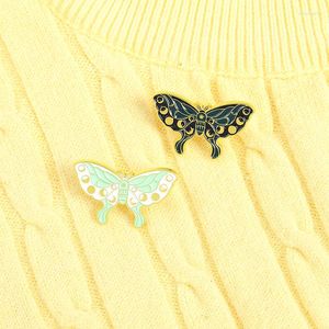 Brooches Butterfly Moth Pattern Enamel Pin Sun Moon Star Brooch Insect Badges Retro Ethnic Style Jewelry For Men Women Gifts