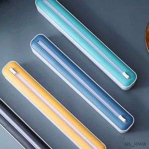 Disposable Take Out Containers In Fixing Cling Film Wrap Cling Wrap Cutter Dispenser Cutter Storage Slider Cutter Kitchen Tool R230726