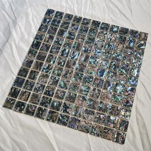 Pearl Shell Shell Mosaic Tile Natural Green Color Abalone For Wall Tak Kolonn Använd Border Tile #MS100241F