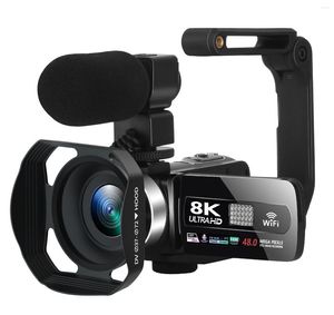 Videocamere 8K Videocamera professionale WIFI Videocamera digitale per Youtube Streaming Vlog Recorder 16X Time-Lapse Webcam Stabilizzatore Cam