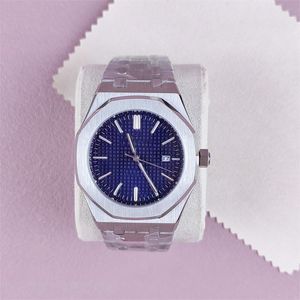 Mechanical movement watches oak aaa watch for men blue white black royal reloj 904L checked fashion trendy women designer watches screw side dh012 C23