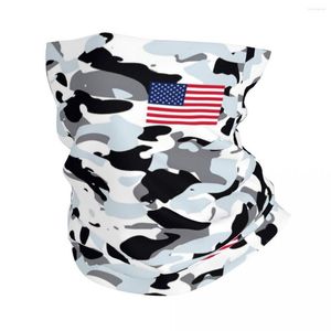 Scarves United States Urban Camouflage Military Style Bandana Neck Cover Camo USA Flag Wrap Scarf Headwear Fishing For Men Windproof