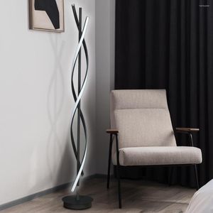 Lampy podłogowe Nordic Lamp Designer Proste stojak Lekkie luksusowe biuro salonu sypialnia Top 135 cm 155 cm Dmmming