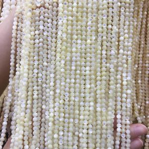 Beads Wholesale Natural Shell Beaded White Round Shape Craft Loose For Jewelry Making DIY Bracelet Necklace Accessories