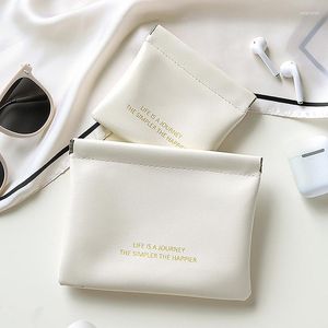 Cosmetic Bags Mini Self-closing Shrapnel Bag Lipstick Data Line Bluetooth Headset Charger Key Storage Portable Case Coin Purse