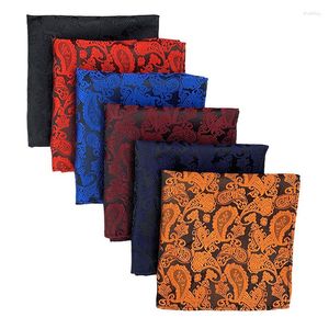 Papillon Classico Paisley Floreale All'ingrosso Vintage Fashion Party Fazzoletto da uomo di alta qualità Groomsmen Men Pocket Square Hanky