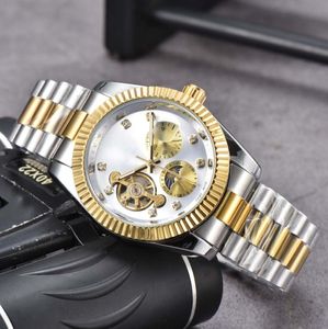 2023 Hot New Fashion Men Watch Tourbillon frivilligt mekanisk automatisk klocka Klassiska naturliga klockor Gentleman Business