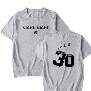 Jacken Steph Curry Nacht Nacht T-shirt Mann Casual Sommer Kurzarm männer T Shrits Schwarz Rundhals Männliche Kleidung streetwear