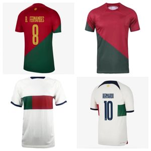 JOAO FELIX Portugal Fußballtrikots Weltmeisterschaft 2022 RUBEN NEVES Portugiesisches Fußballtrikot BERNARDO BRUNO FERNANDES Camisa de Futebol Männer Frauen Sporttrikot