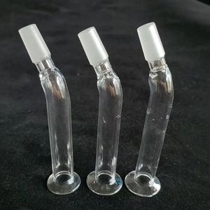 Smoking Accessories Glass mouth piece 14.5mm Male Length 5.5 inch Connecter Accessary for Glass Bongs Water Pipe