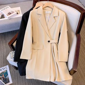 Women's Suits Women Casual Irregular Mini Dress Pleated Spliced Slim Blazer Long Sleeve Loose Fit Jacket Fashion Tide Spring Autumn