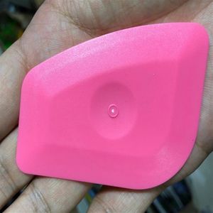 Mini Pink Squeegee Glass Window Clean Water Wiper Car Body Vinyl Film Wrap Install Scraper Multi Hand Tools277T