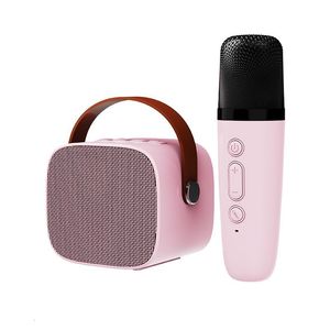 Microphones Mini Wireless Mic Bluetooth Small Speaker Outdoor Portable Karaoke Microphone Audio All-In-One Microphone Subwoofer 230725