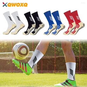 Sports Socks 1Pair Anti-slip Athletic Sock For Adult Children Soccer Non-skid Slipper Trainning Yoga Gym Football