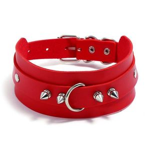 Chokers toptan fiyat deri zincir kolye stokları çok renk satan lady mücevher punk cezalandırma drop dağıtım kolyeler kolye dhvdb