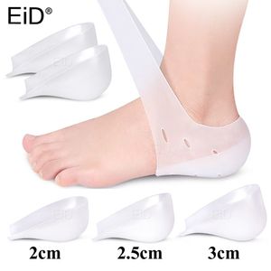 Shoe Parts Accessories EiD Invisible Height Increase Silicone Socks Gel Heel Pads Orthopedic Arch Support Heel Cushion Soles Insole Foot Massage Unisex 230725