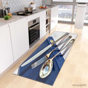 Tappeti Tappeto da cucina su misura Casa Bagno Ingresso Zerbino Soggiorno Pavimento Decor Tappeto Camera da letto Comodino Corridoio Tappetino lungo antiscivolo R230726