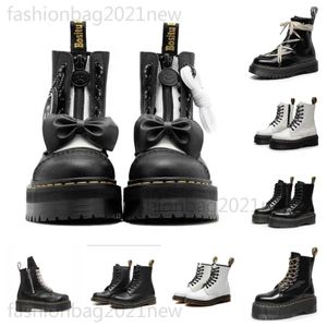 Stilista classico della moda Dr Martins Stivali scarpe Estate Classico casual stile gotico con suola spessa uomo donna doc martin Stivali alti stivali da moto stile britannico