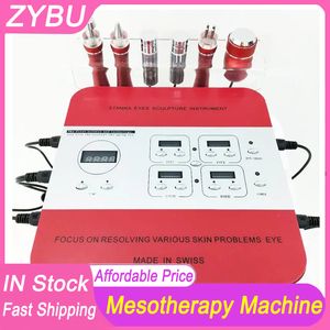 4 I 1 RF EMS Eye Around Eye Wrinkle Removal Skin Drawing Eye Bag Dark Circles Removal Eye Massage Elektroporation Ingen nål Mesoterapi