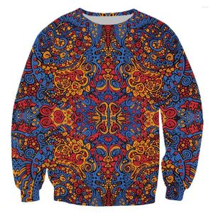 Moletom com capuz masculino Moda Trippy Abstract Graphics 3D para homens/mulheres Harajuku moletom com capuz casual com zíper