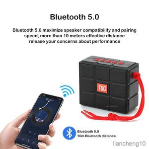 Taşınabilir Hoparlörler LED Mini Bluetooth Hoparlör Subwoofer Blutooth Altavoces Oyuncu Müziği R230727