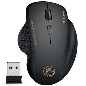 Mouse sem fio ergonômico para computador, mouse para computador, óptico, com receptor usb, 6 botões, 2,4 ghz, mouse sem fio, 1600 dpi, para laptop