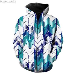 Мужские толстовок толстовок французский стиль полоса мужская толстовка на молнии, унисекс молодежная мода Micro Spring 3D Print Harajuku куртка с капюшоном Z230726