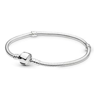 Bracciale con osso di serpente di nuova moda per braccialetto di perline di temperamento selvaggio di personalità in argento sterling Pandora 925 con original261Q