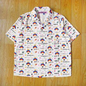 Designer Fashion Clothing Mens Shirts Fei Dong Same Style Cpfm.xyz Crop Aloha Lsd Shirt Flower Button Shirt T-shirt