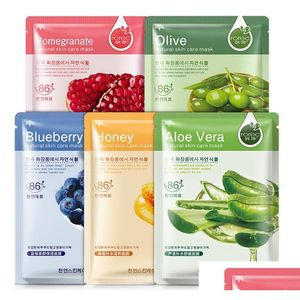 Other Health Beauty Items Aloe Vera Face Masks Skin Care Plant Facial Mask Moisturizing Oil Control Blackhead Wrapped Cares Drop Del Dhwhc