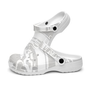Pantofole scarpe personalizzate fai-da-te scarpe da ginnastica da uomo modello misto bianche e grigie da donna 36-48