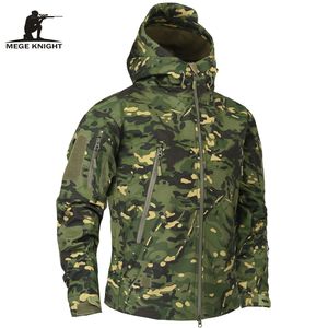 Men's Suits Blazers Mege Brand Clothing Autumn Military Camouflage Fleece Jacket Army Tactical Multicam Male Windbreakers 230725