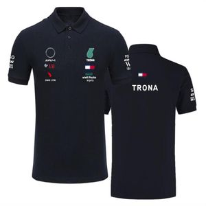 Formula World Championship car team racing suit F1 T-shirt casual lapel POLO short sleeve314k