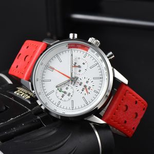 2023 Ny modeklocka Mens Automatisk kvartsrörelse Vattentät högkvalitativ armbandsur Hour Hour Hand Display Metal Strap Simple Luxury Popular Watch A09