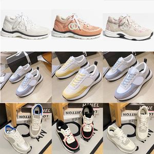 Thick soled Casual shoes women platform Travel leather lace-up 100% cowhide fashion lady Letters Flat designer Running Trainers gym sneakers size 35-41