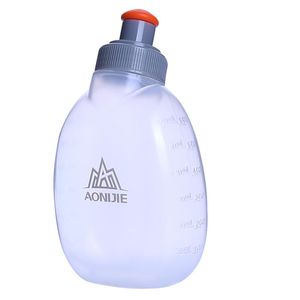 Matning Aonijie som kör hydrering midjepaket med två vattenflaskor 170 ml väska bältesflasktelefonhållare vattentät jogging