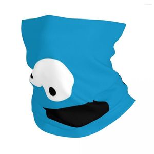 Scarves Cartoon Cookie Monster Bandana Neck Cover Kawaii Balaclavas Face Mask Scarf Warm Headband Running Unisex Adult All Season